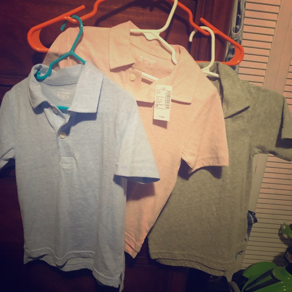 NWT & NWOT children’s place 3T collared shirts